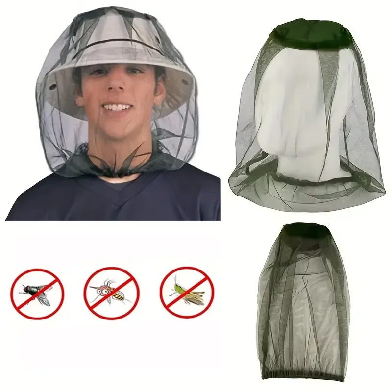 Outdoor Camping Mosquito Net - Anti-muggenhoed Netto hoes Bijen- en insectenbestendige