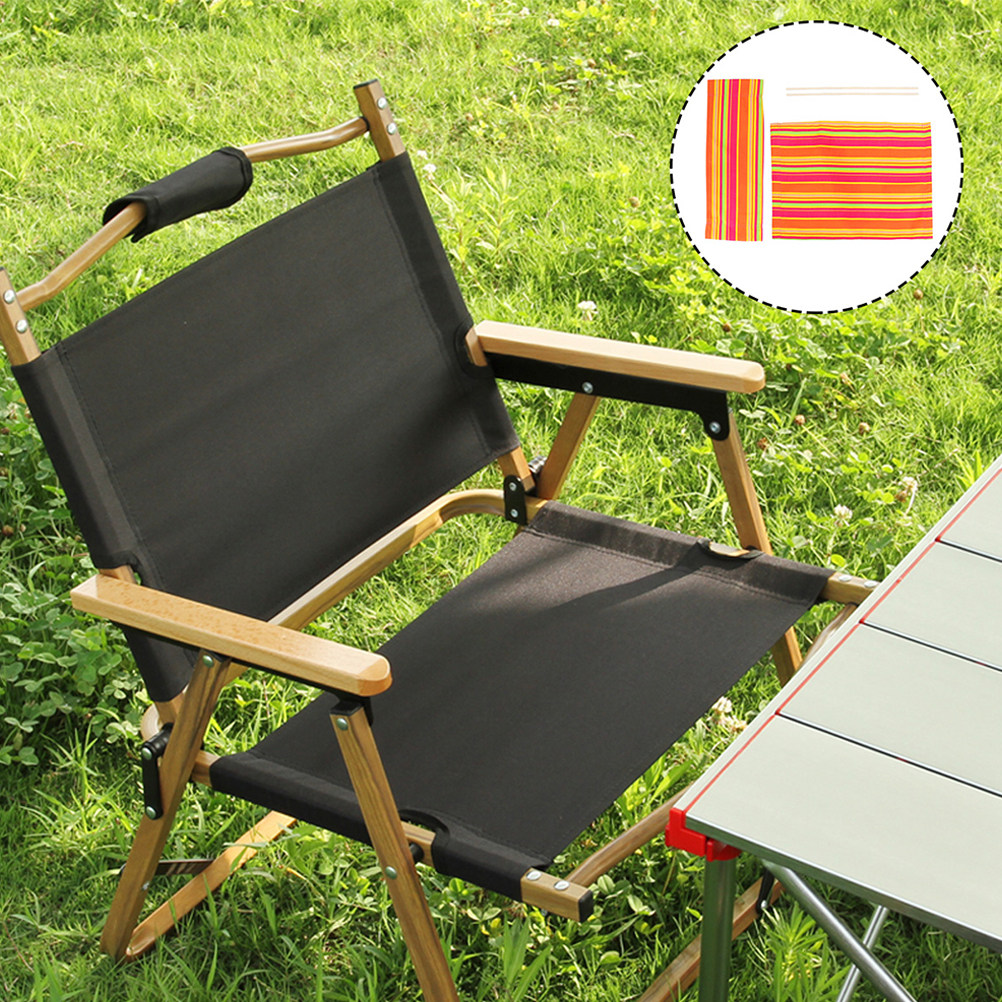 Outdoor Camping Folding Chair - 1Set Vervangbare Canvas Opvouwbare Draagbare Buiten