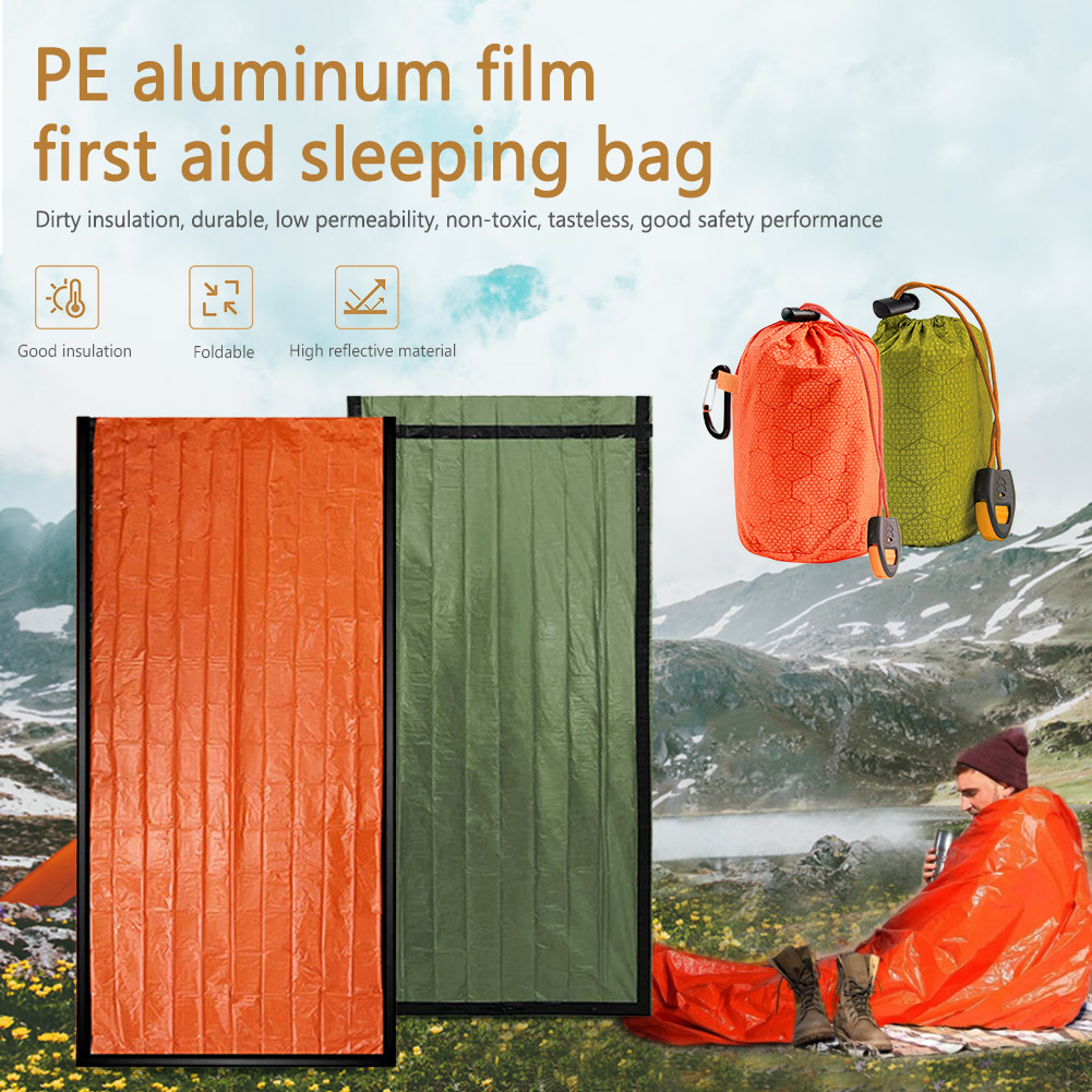 Outdoor Camping Sleeping Bag - Thermische slaapzak, draagbaar slaapmatje, deken van