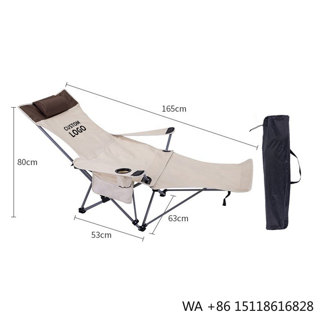 Outdoor Camping Folding Chair - Draagbare opvouwbare relaxstoel, lichtgewicht verstelbare stoel