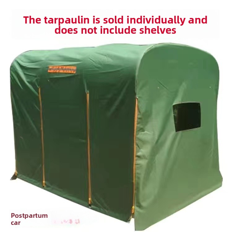 Travel Outdoor Camping Youtube - Driewielerkap Afgesloten carrosserie Ronde buis Dakzonnescherm