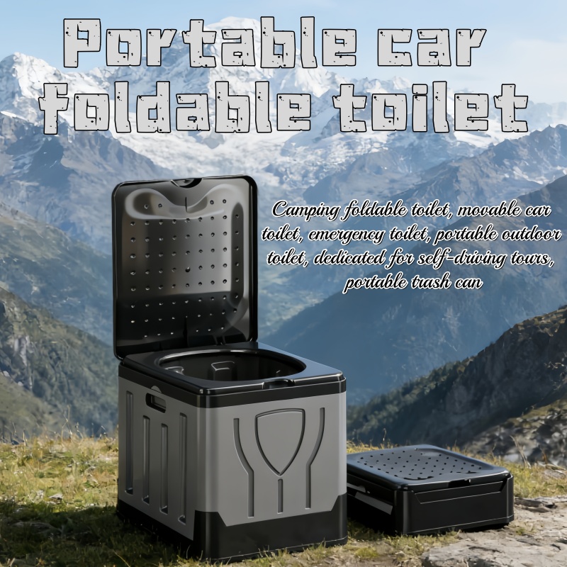 Outdoor Camping Toilet - Draagbare buitentoiletten Dubbel als noodtoiletten Opvouwbare