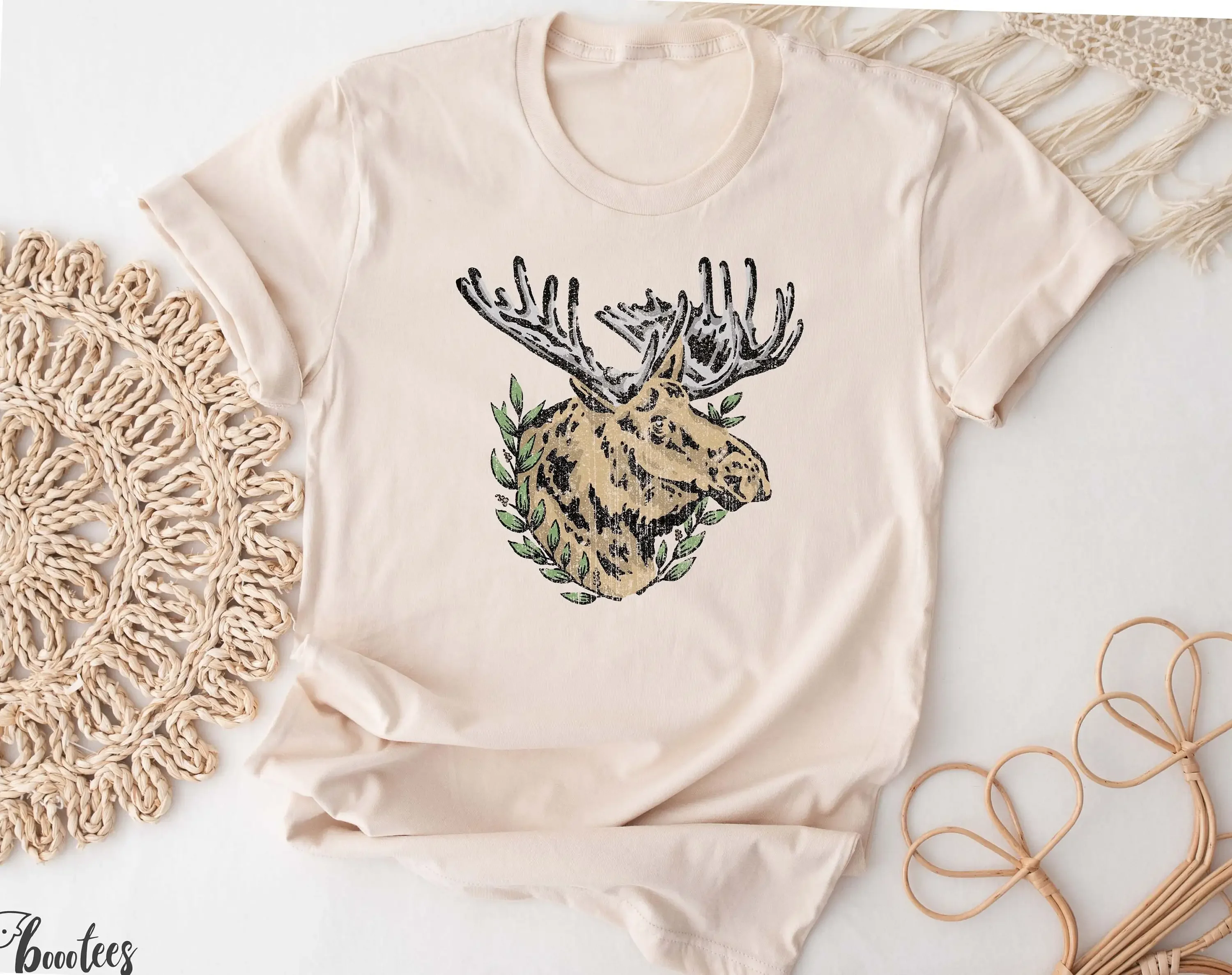 Outdoor Camping Ideas - Moose T-shirt idee voor dierenliefhebber aanwezig