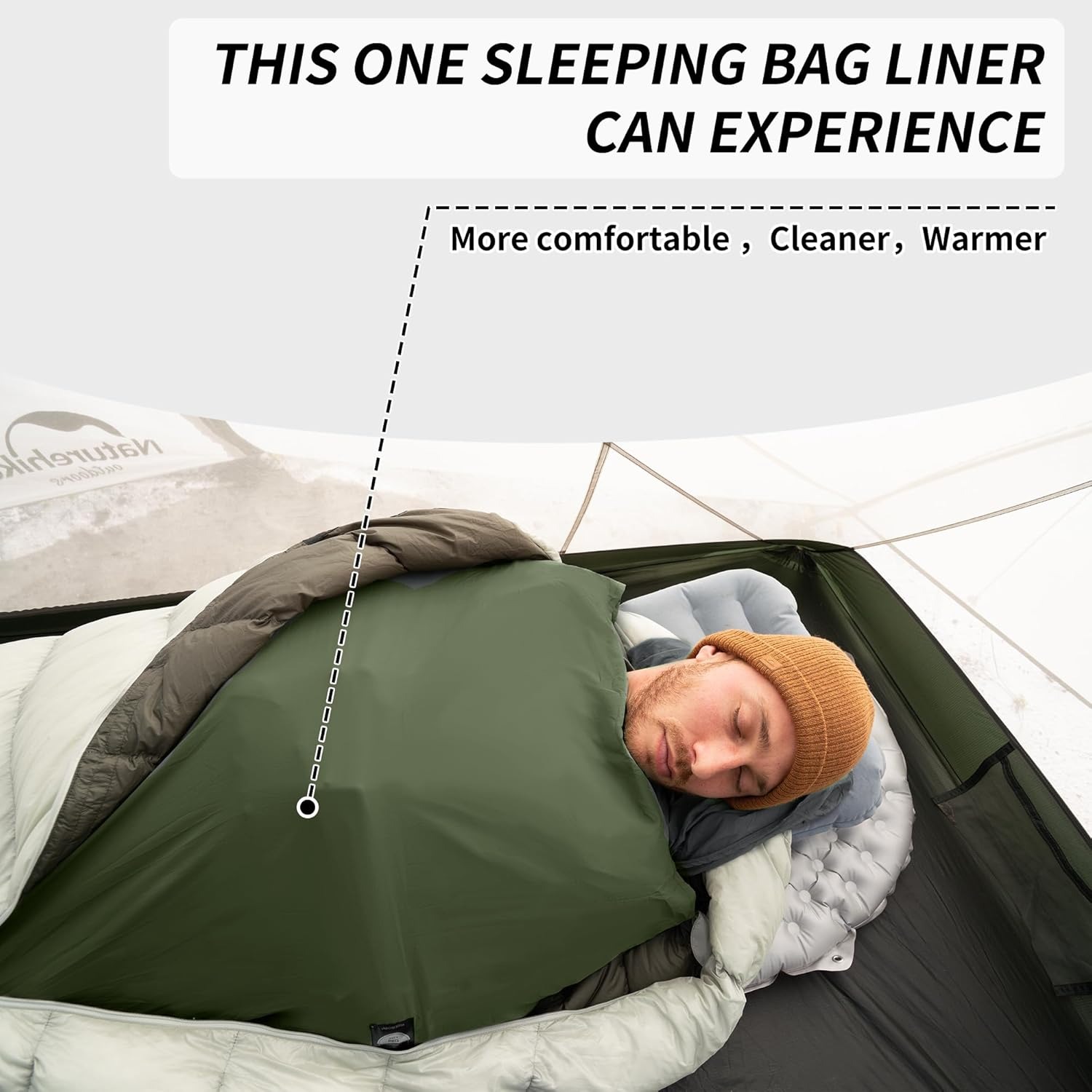 Naturehike Slaapzak Liner 128g - Outdoor Camping Sleeping Bag recensie en prijs