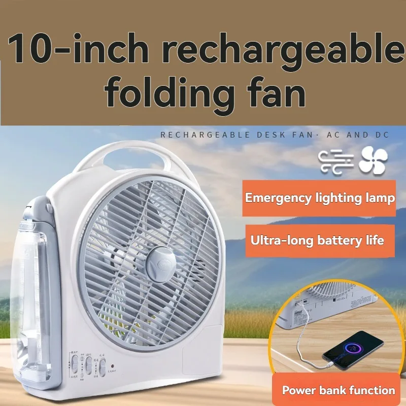 Draagbare 10 inch energiebespa - Outdoor Camping Fan recensie en prijs