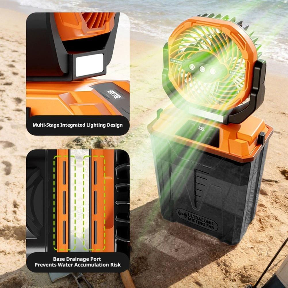Nieuwe draagbare buitenventila - Outdoor Camping Fan recensie en prijs