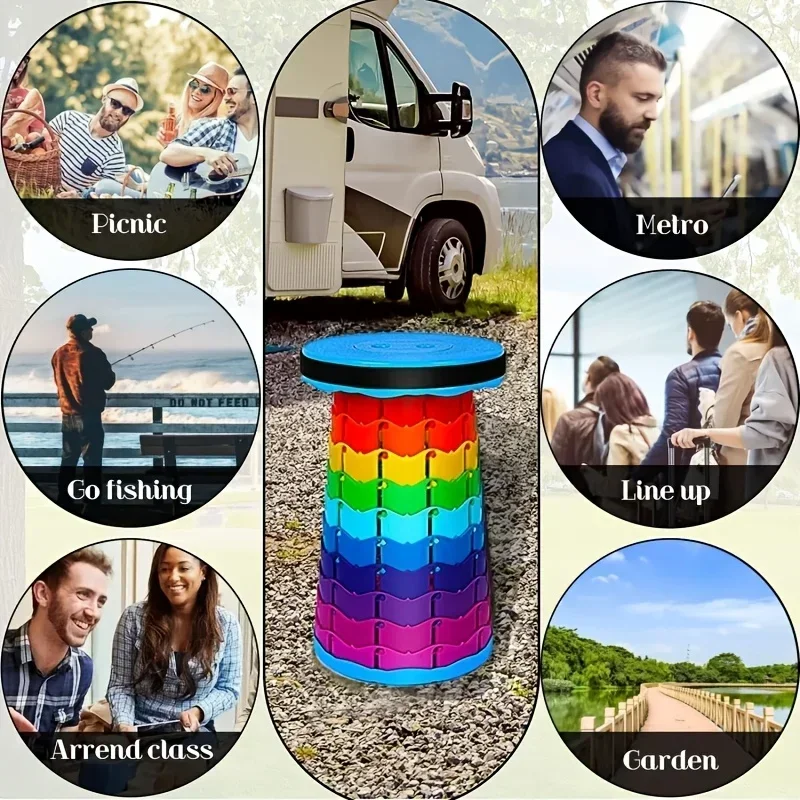 Regenboog Telescopische Campin - Outdoor Camping Folding Chair recensie en prijs