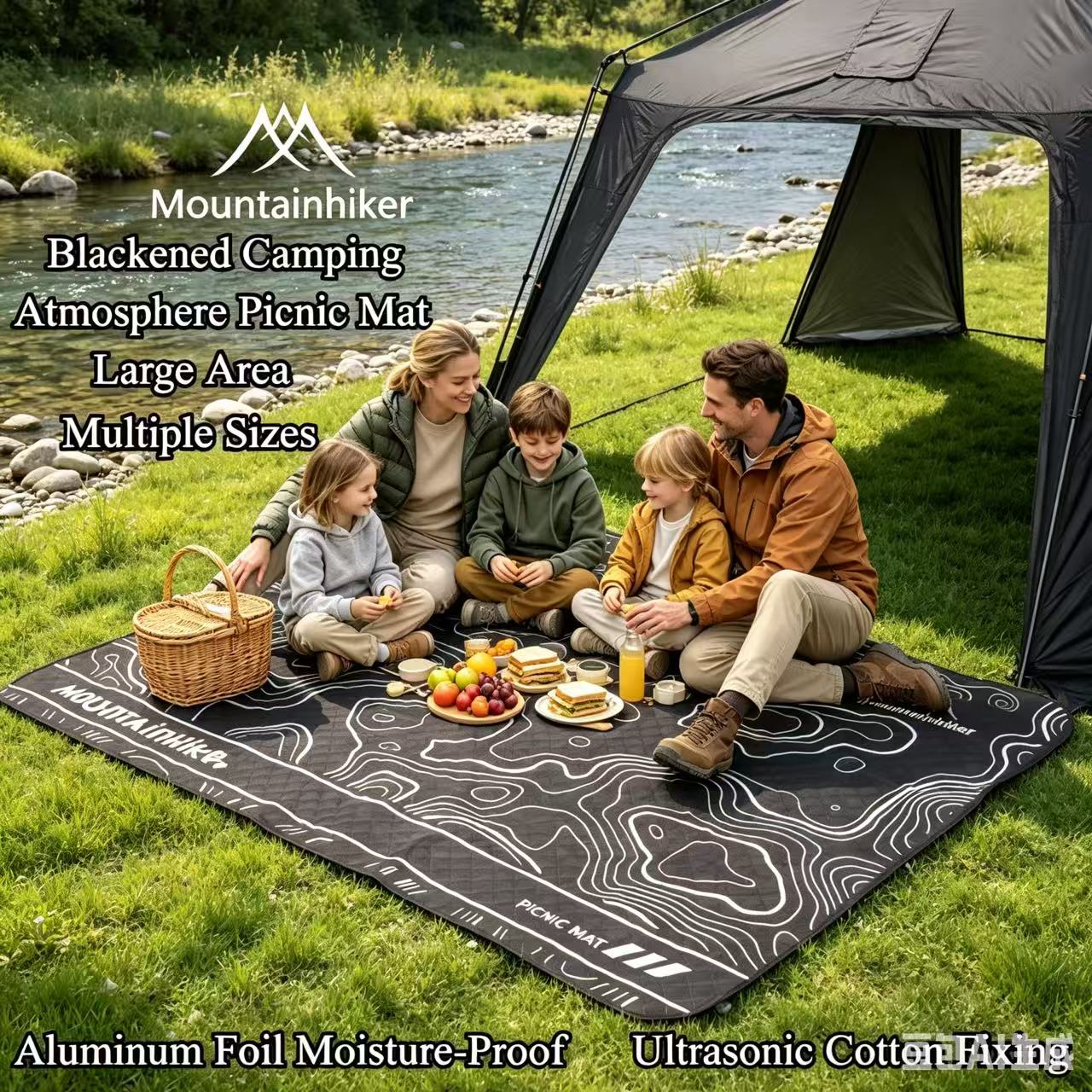 MOUNTAINHIKER Zwartgekleurde p - Outdoor Camping Mats Large recensie en prijs
