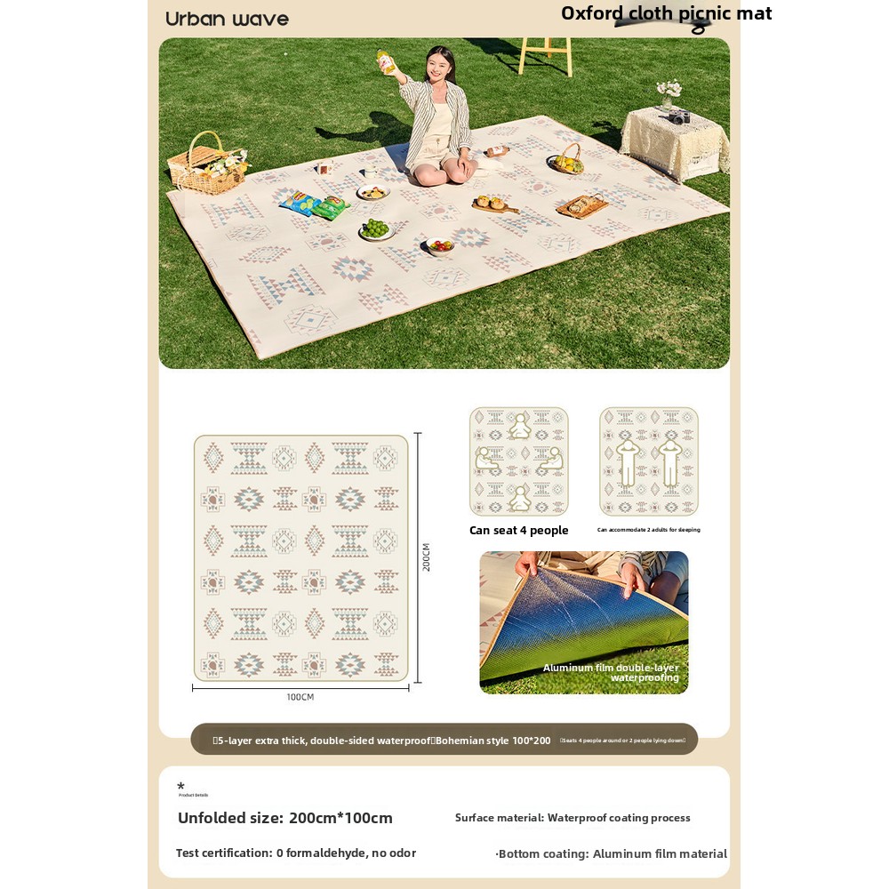 Dikke waterdichte picknickmat, - Outdoor Camping Mats Large recensie en prijs