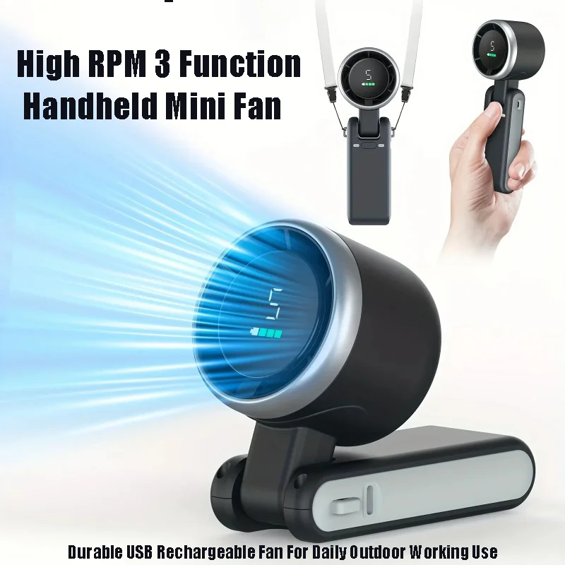 5 snelheidsniveaus Mini-ventil - Outdoor Camping Fan recensie en prijs