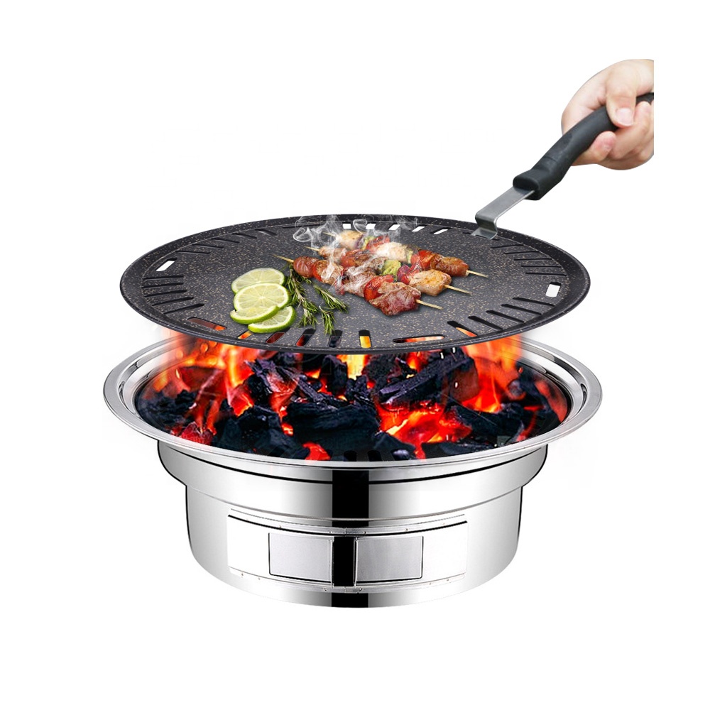 Aluminium Ronde Bbq Plaat Non  - Outdoor Camping Korea recensie en prijs