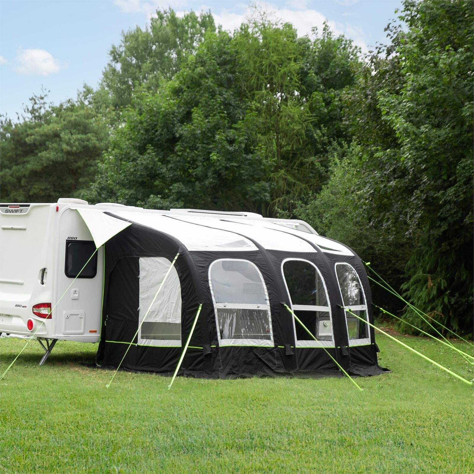 Buitentent opblaasbare caravan - Travel Outdoor Camping Youtube recensie en prijs