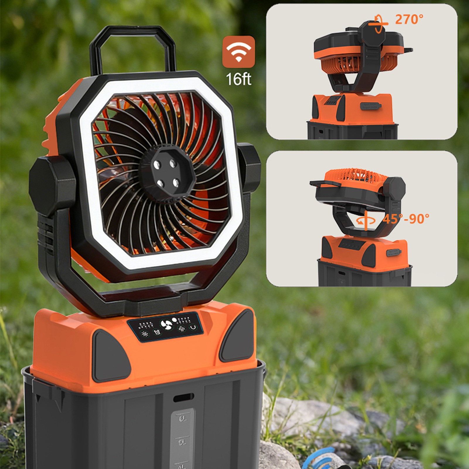 Oplaadbare campingventilator m - Outdoor Camping Fan recensie en prijs